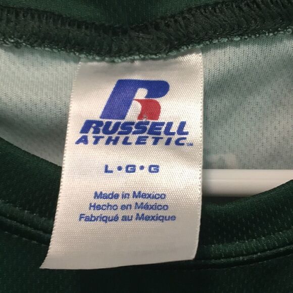 University of Ohio Bobcats Green Steel Plate Training Gym Work Out Tank T Shirt - Picture 3 of 4